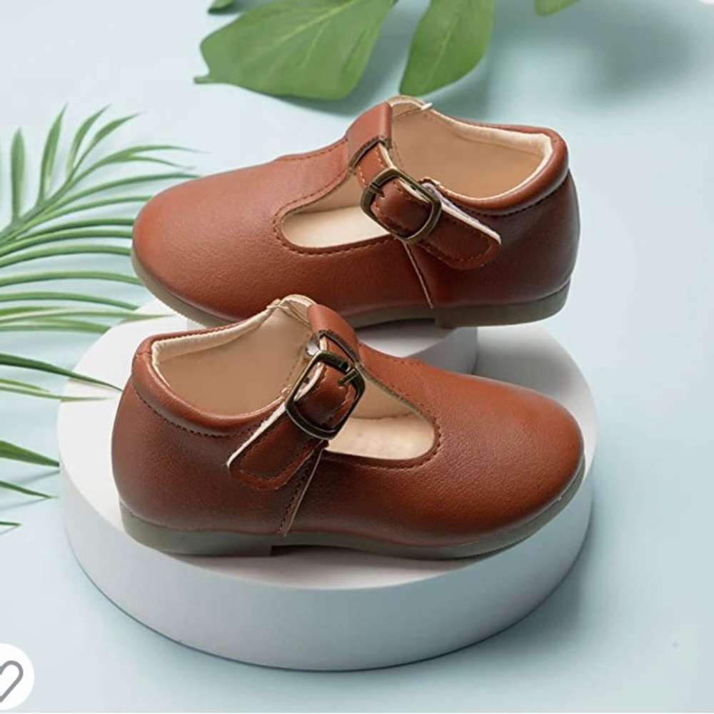 Bellocasa Mary Jane Little Girls Dress Shoes Toddler Baby Ballet Flats